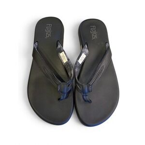 Flojos NWOT Wmns Black Flip Flops Size 10 Water Beach Summer Outdoor Casual